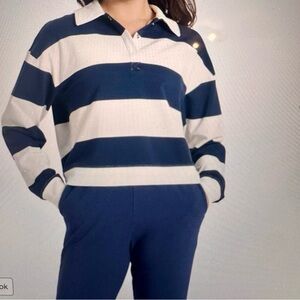 All in Motion Women’s Modal French Terry Polo Sweatshirt